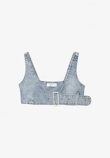 Джинсовая жилетка