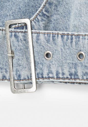 Джинсовая жилетка