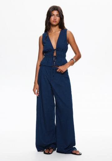 Джинсовая блузка