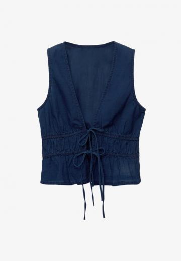 Джинсовая блузка