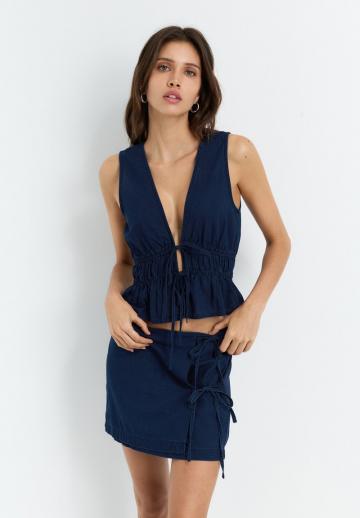 Джинсовая блузка