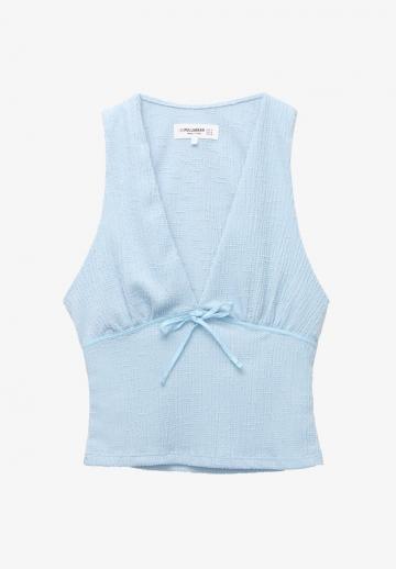 Блузка без рукавов