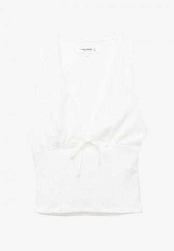 Блузка без рукавов