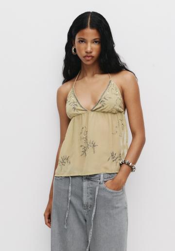 Топ на бретельках