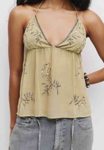 Топ на бретельках