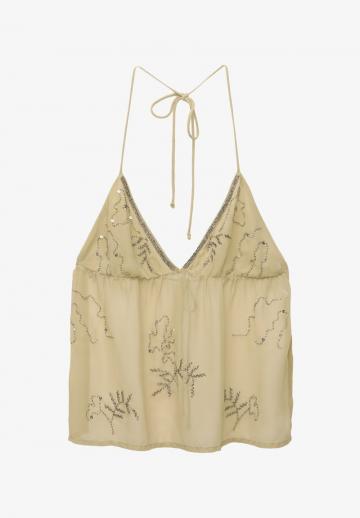 Топ на бретельках