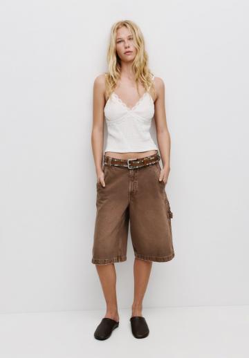 Топ на бретельках