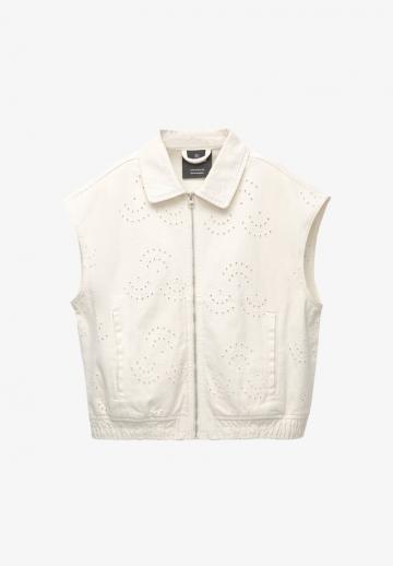 Джинсовая жилетка