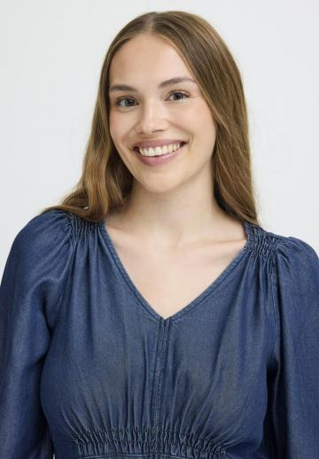 Джинсовое платье