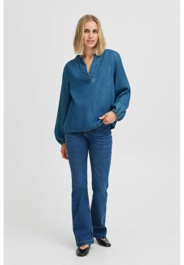 Джинсовая блузка
