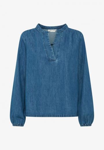 Джинсовая блузка