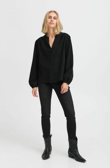 Джинсовая блузка