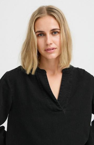 Джинсовая блузка