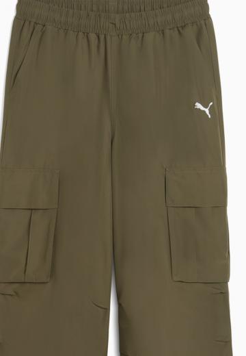 Брюки с накладными карманами