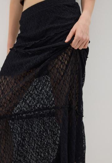 Юбка с воланами