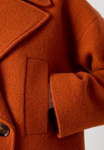 Шерстяное пальто