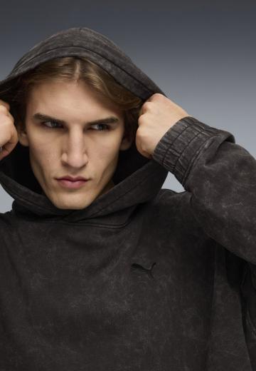 Пуловер с капюшоном