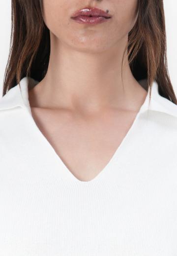 Пуловер с рукавом три четверти