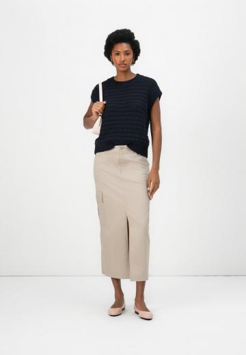 Пуловер с коротким рукавом