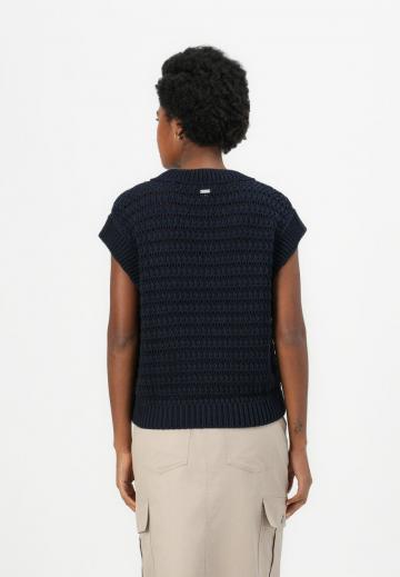 Пуловер с коротким рукавом