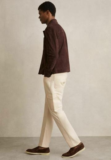 Брюки с накладными карманами