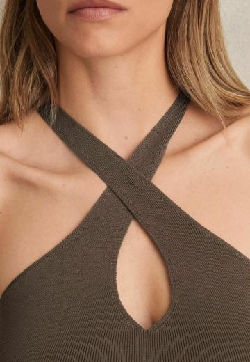 Топ на бретельках