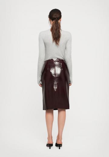 Кожаная юбка