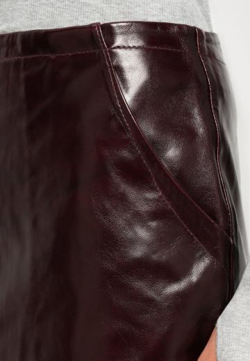 Кожаная юбка