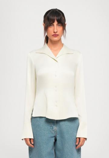 Атласная блузка