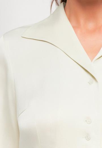 Атласная блузка