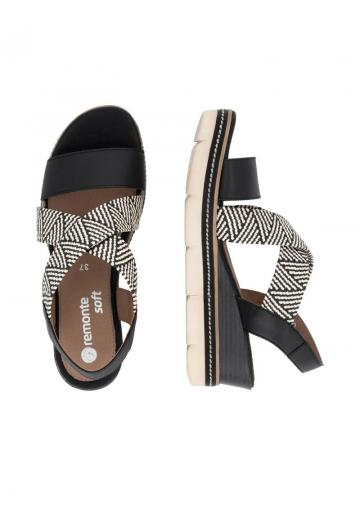 Босоножки на танкетке