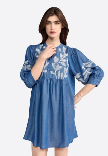 Джинсовое платье