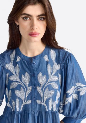 Джинсовое платье