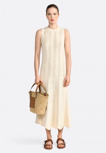 Вязаное платье