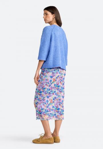 Пуловер с рукавом три четверти