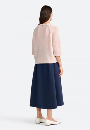 Пуловер с рукавом три четверти