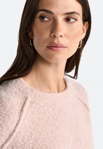 Пуловер с рукавом три четверти