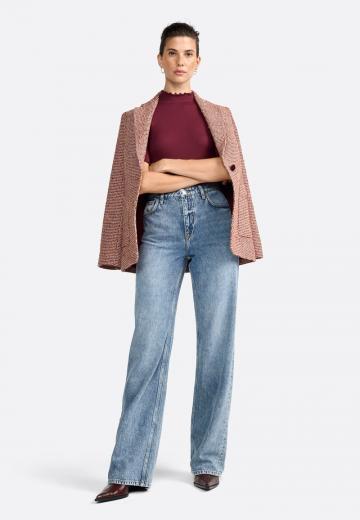 Пуловер с коротким рукавом