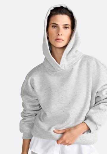 Пуловер с капюшоном