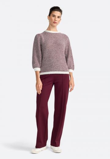 Пуловер с рукавом три четверти