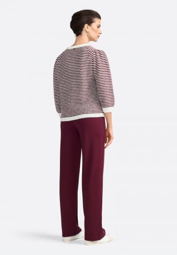 Пуловер с рукавом три четверти