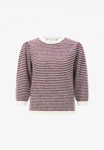 Пуловер с рукавом три четверти