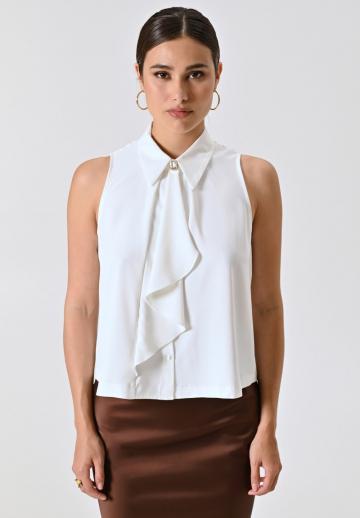 Блузка без рукавов