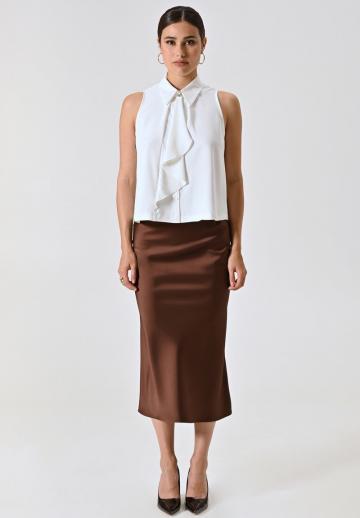 Блузка без рукавов