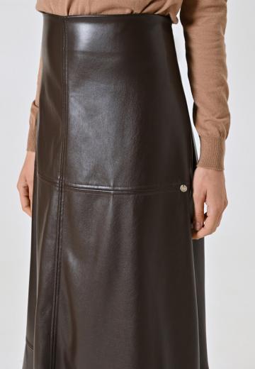Кожаная юбка