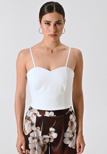 Топ на бретельках