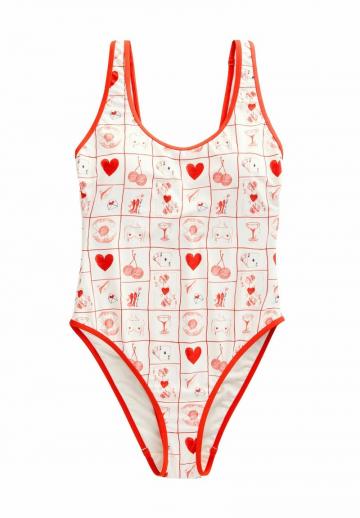 Слитный купальник