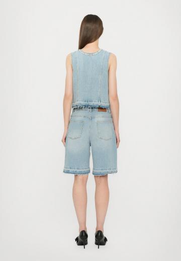 Джинсовая жилетка