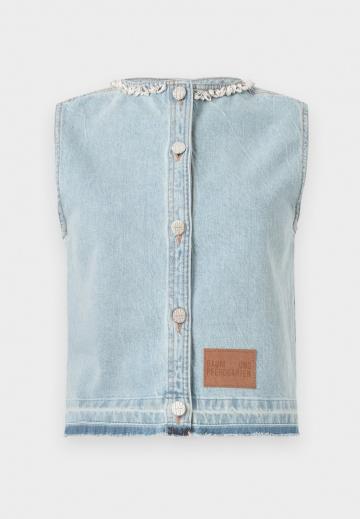 Джинсовая жилетка