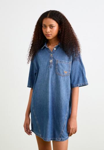 Джинсовое платье